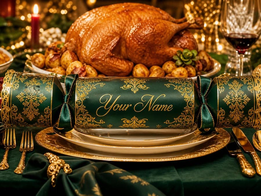 Bespoke Cracker — the ultimate personalised Christmas cracker with five individually chosen items inside